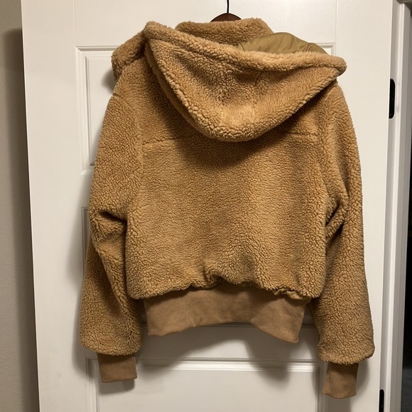 NWT Stitch and Feather Signature8 Fluffy Oversized Teddy Bear Hoodie Jacket - Picture 2 of 16